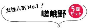 嵯峨野5個セット