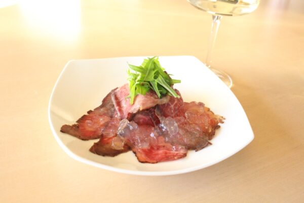 ローストビーフ昆布〆