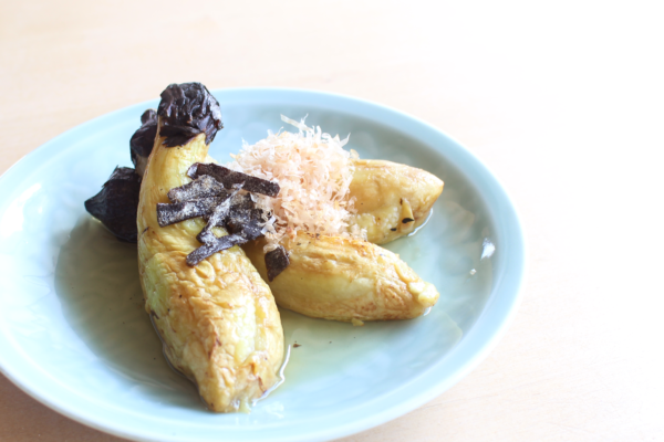 〈まぜるだけ〉焼き茄子のお浸し